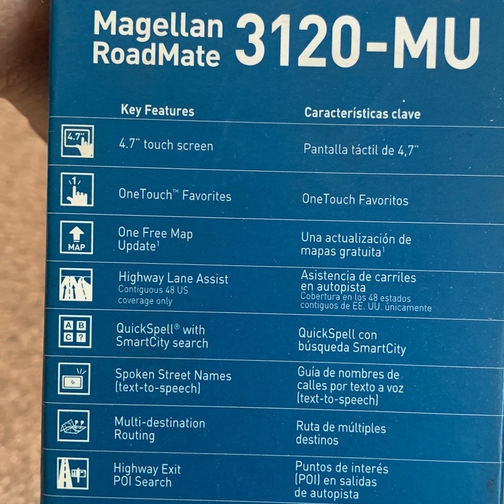 Magellan RoadMate 3120-MU Roadway Navigator. Touch Screen / Voice Directions. - Picture 8 of 16